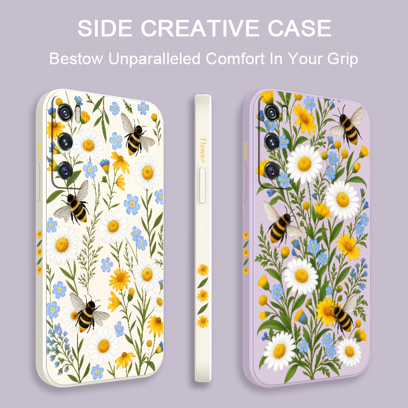 เคสลายดอกไม้ผึ้งน่ารัก สำหรับ  - Vivo V40 บทวิจารณ์และราคา